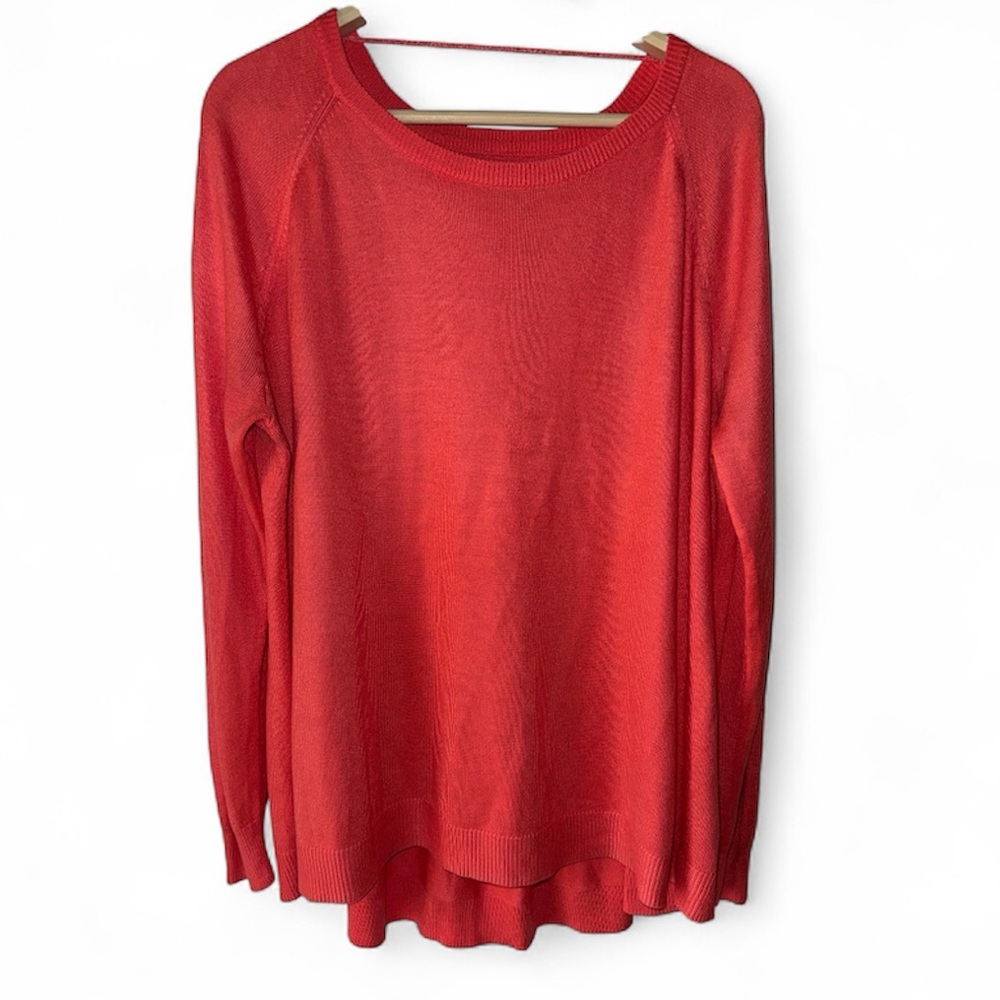 NWOT APT 9 XL Orange Coral Women's Sweater, PTP: 25”